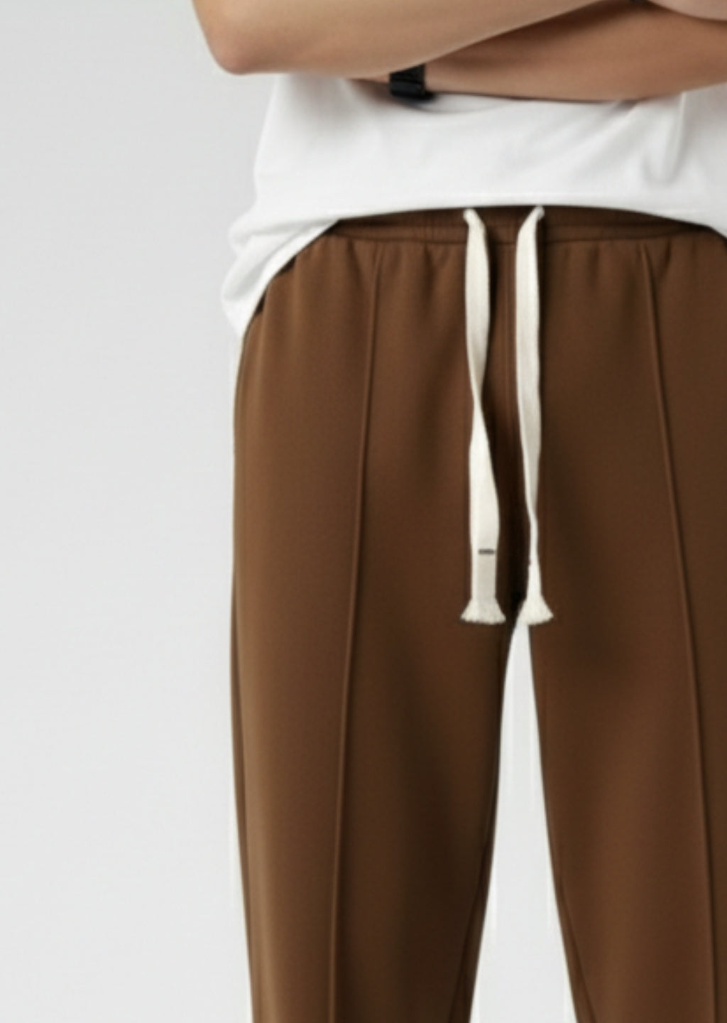 Dark Brown Loose Fit Trouser