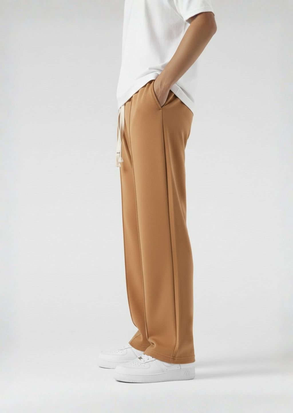 Camel Loose Fit Trouser