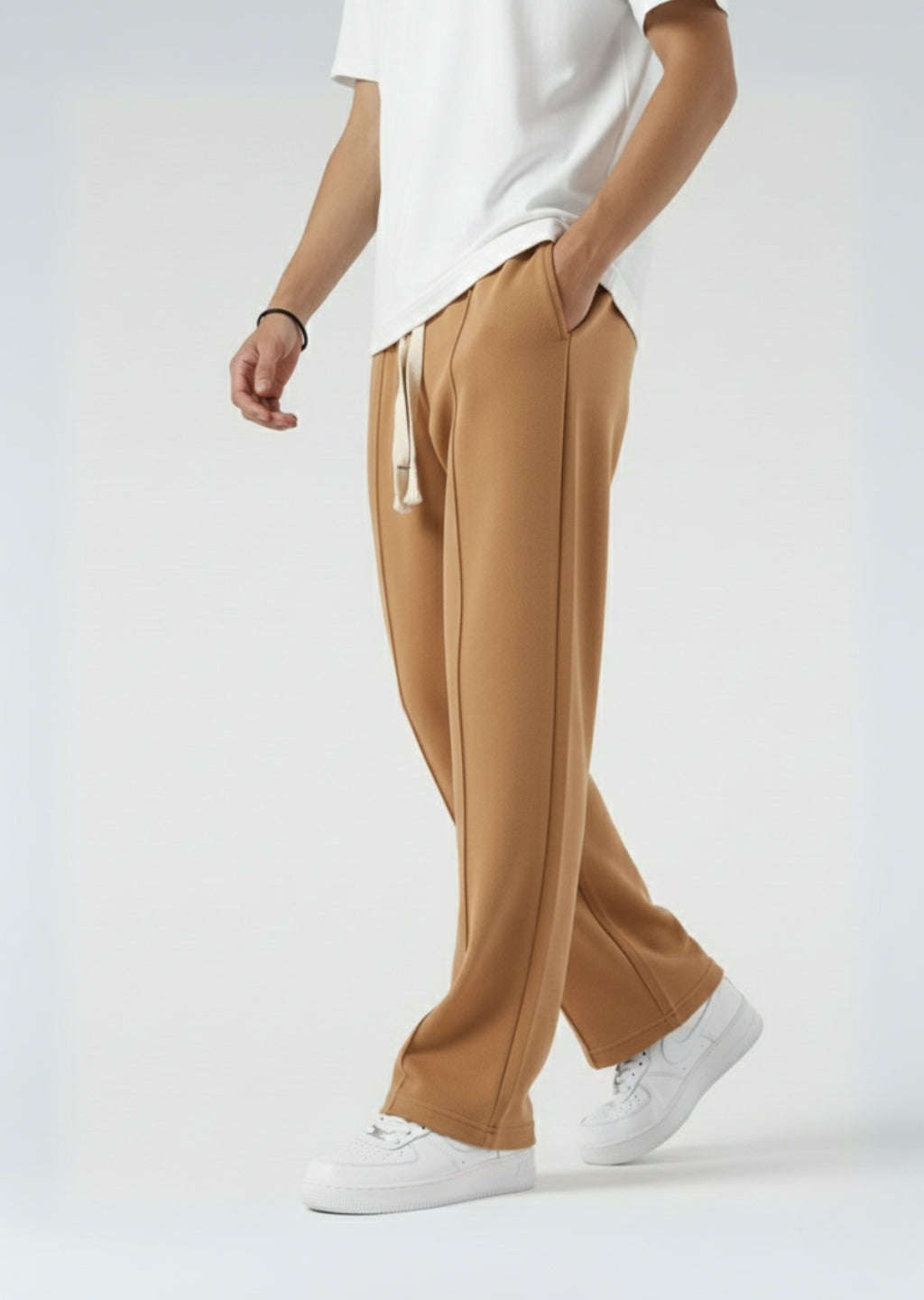 Camel Loose Fit Trouser