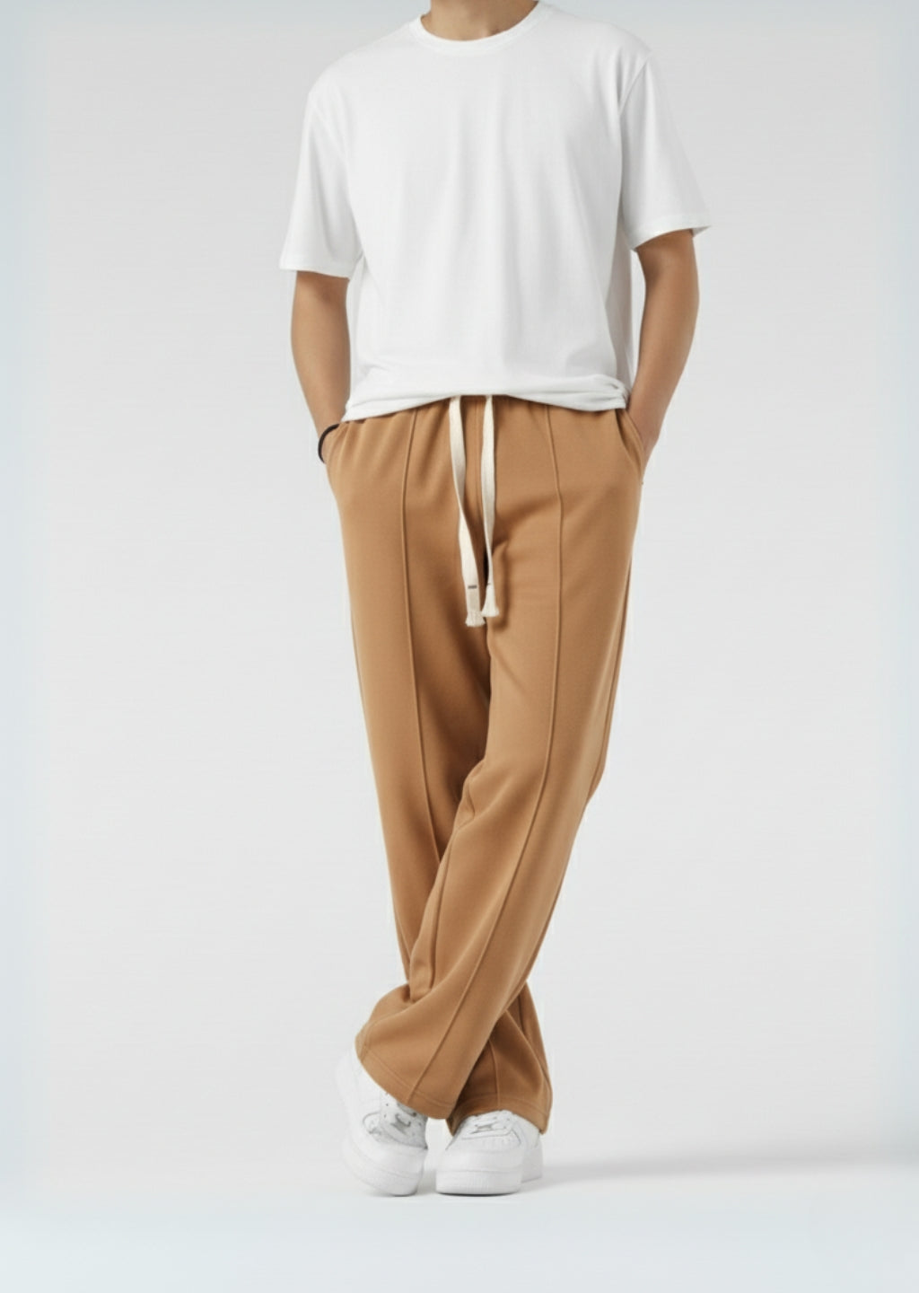 Camel Loose Fit Trouser