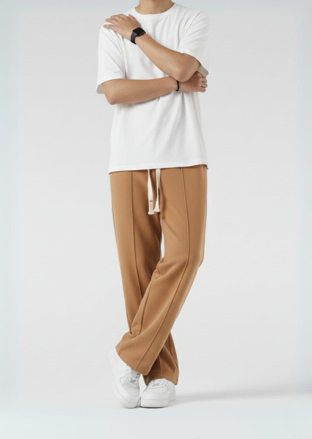 Camel Loose Fit Trouser