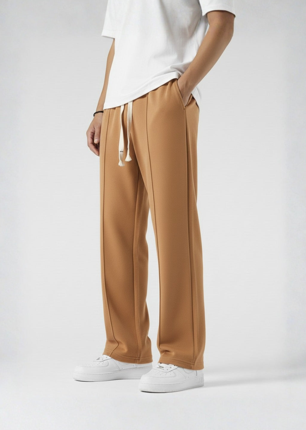 Camel Loose Fit Trouser