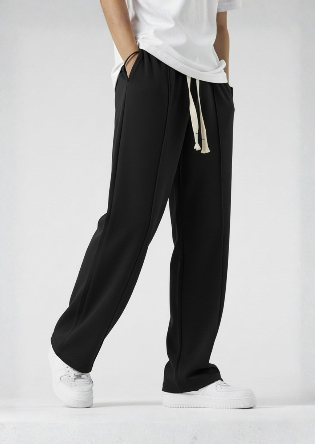 Black Loose Fit Trouser