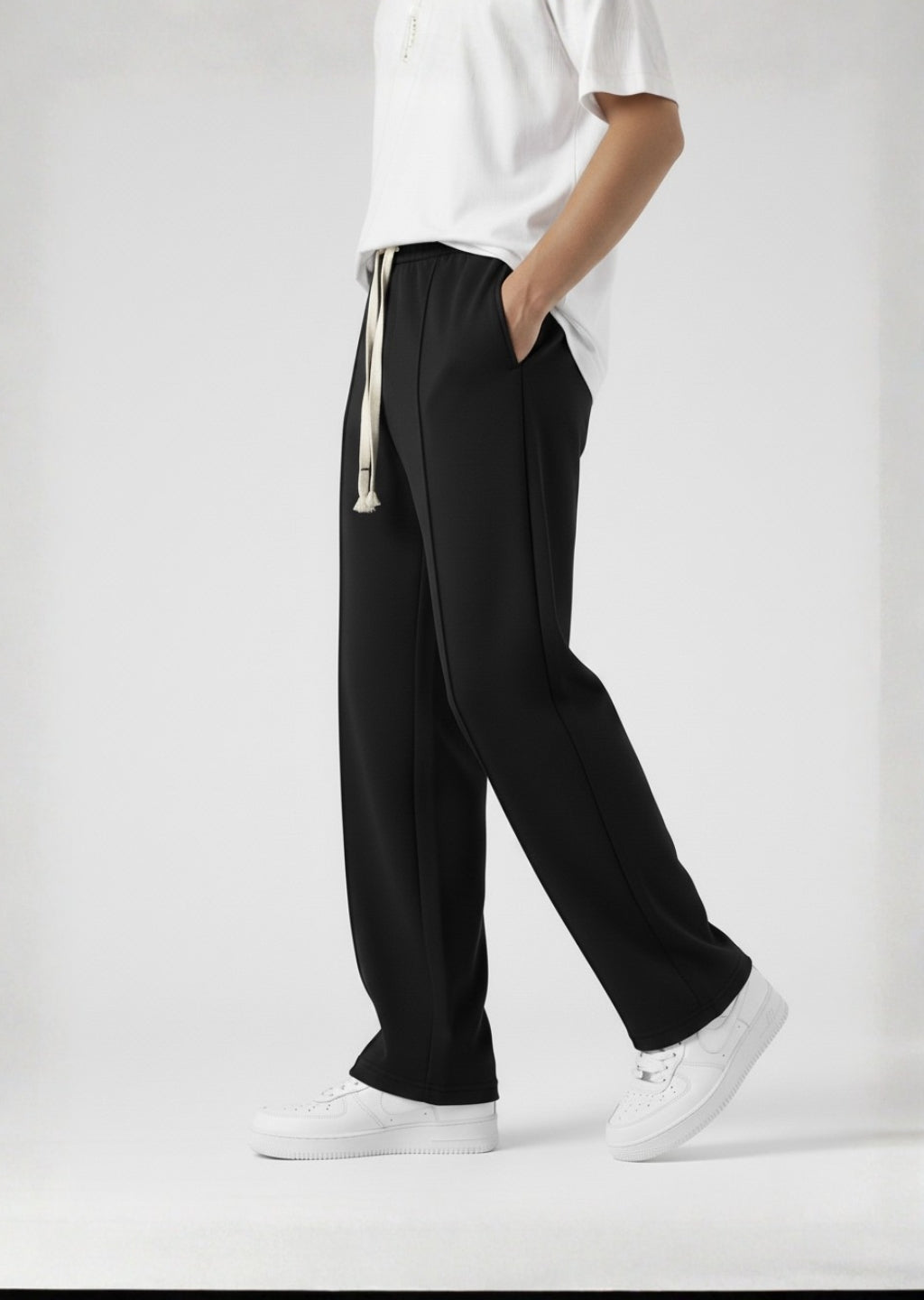 Black Loose Fit Trouser