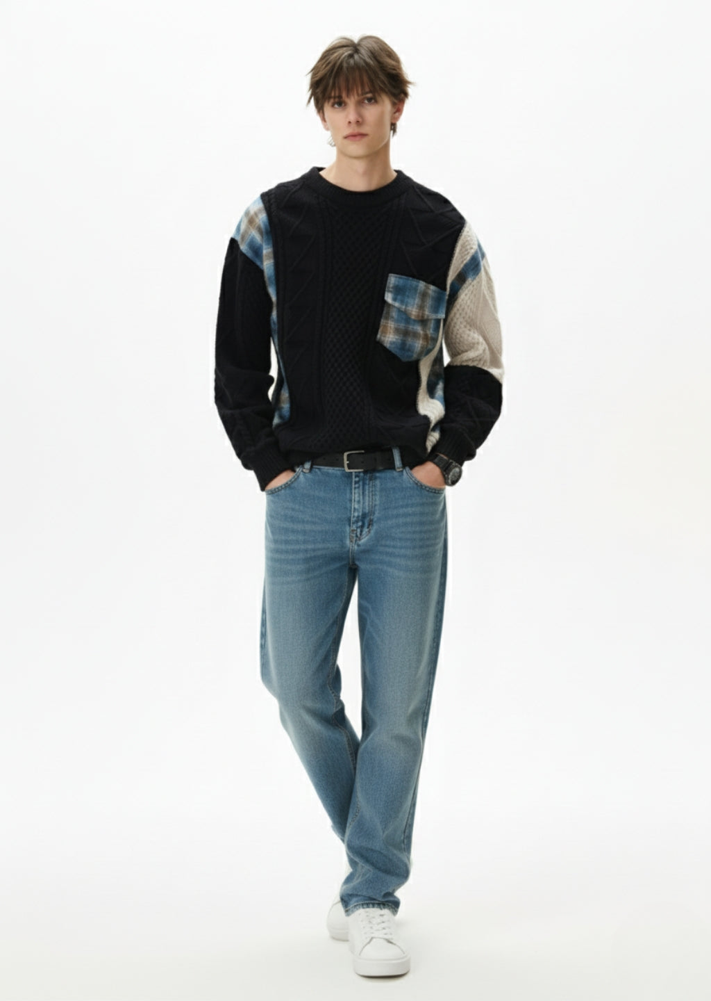 Straight Fit Blue Denim