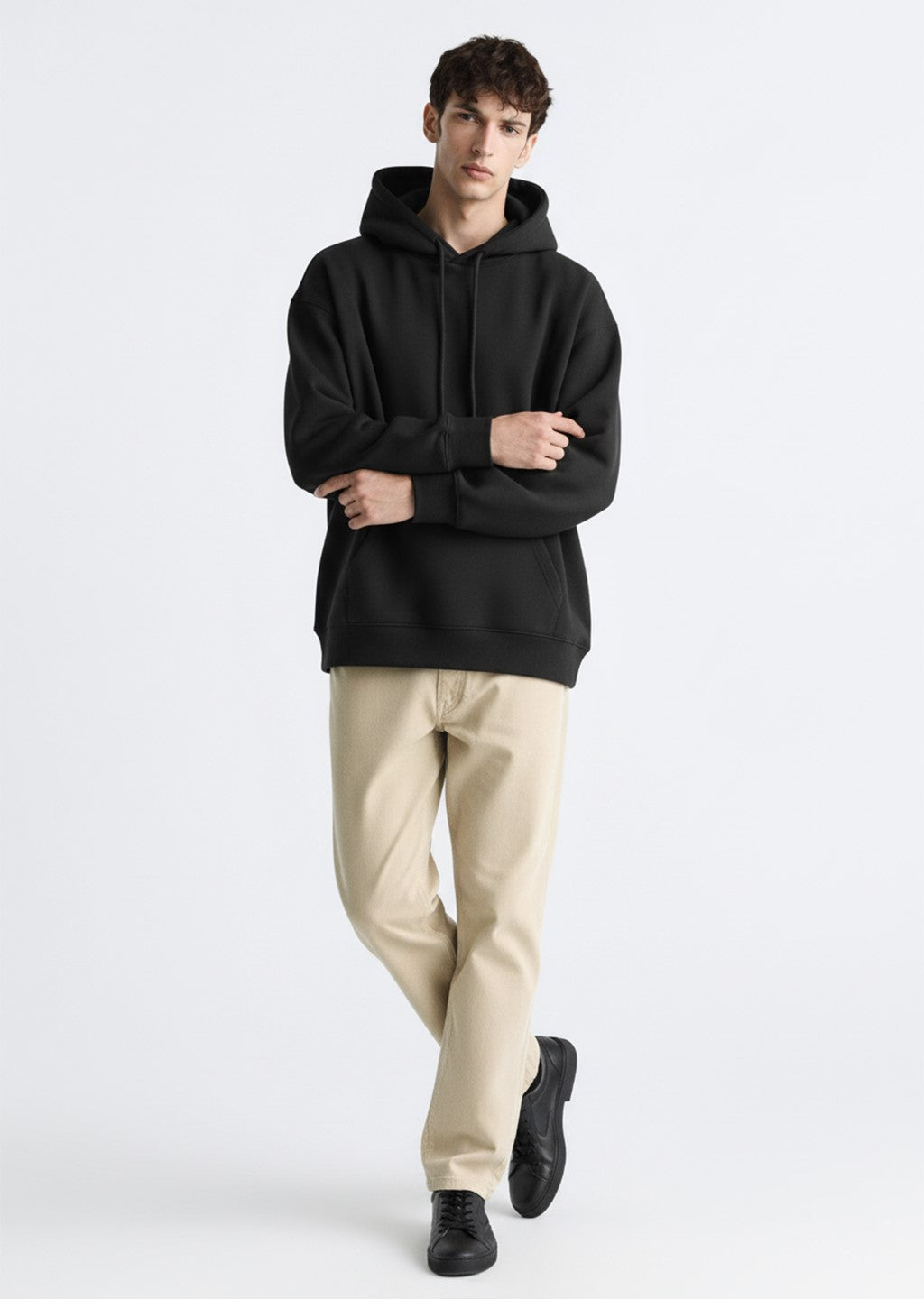 Black Pullover Hoodie