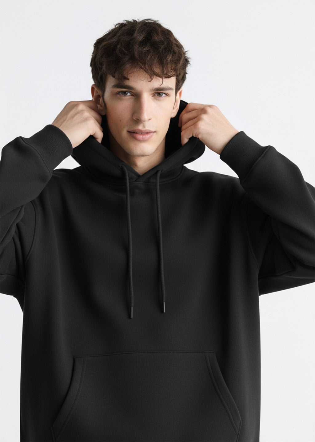 Black Pullover Hoodie