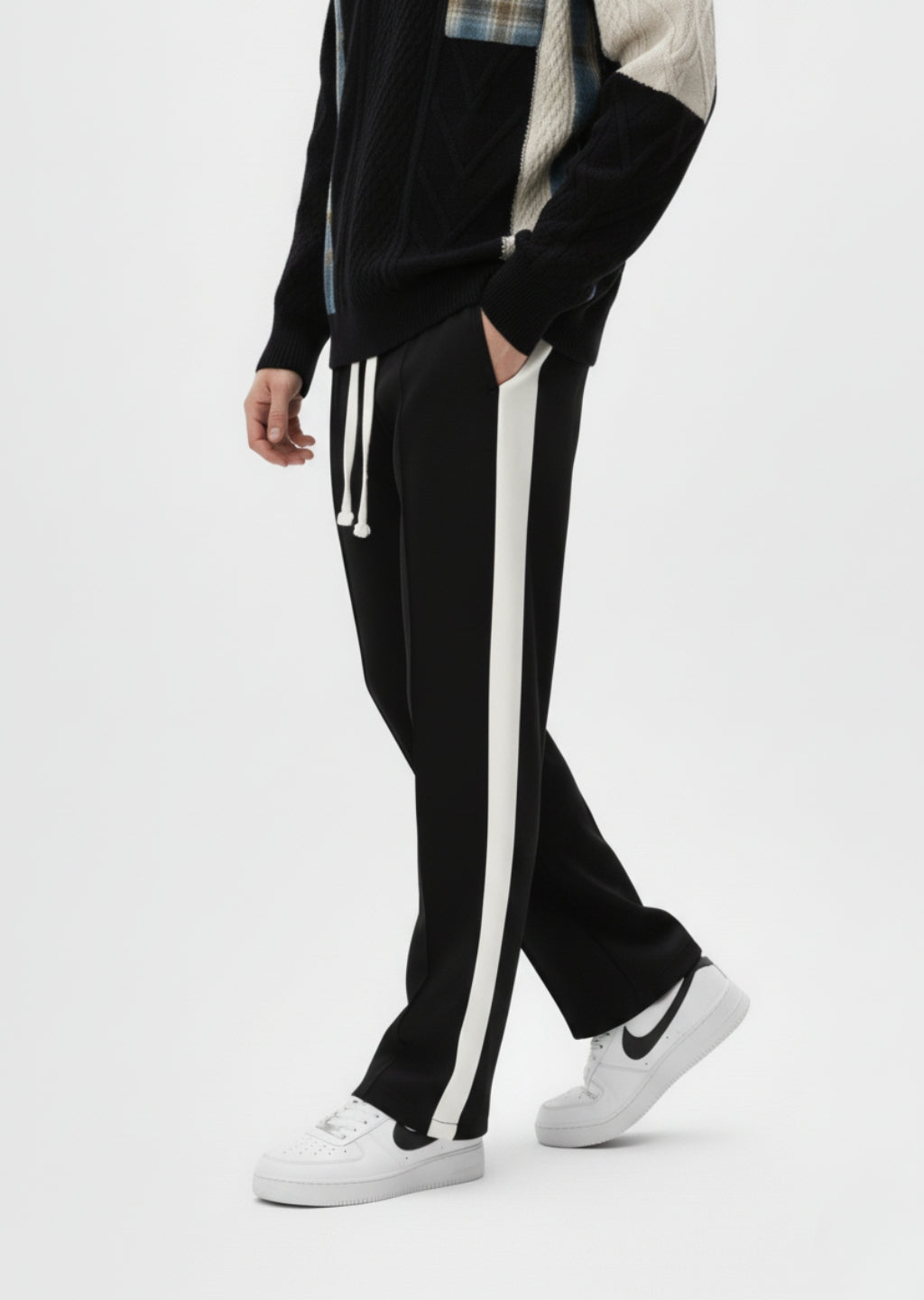 Panel Baggy Fit Trouser